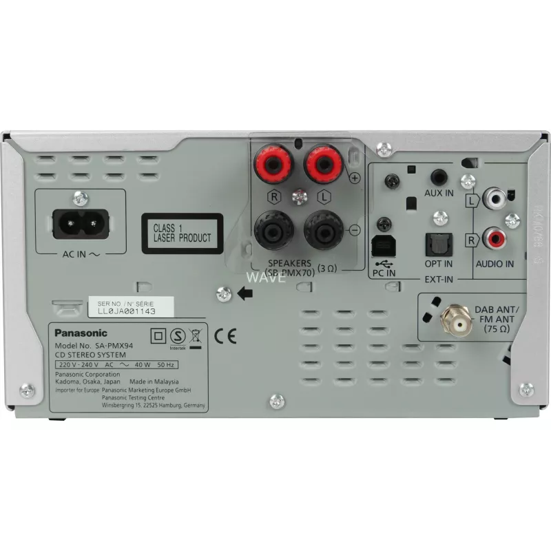 Namų garso mikro sistema Panasonic SC-PMX94EG-S