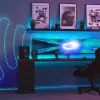 LED girlianda Twinkly TWD200STP-TEU įvairiaspalvė vidaus juostelė, 5 cm tarpai, IP20, permatomas kabelis