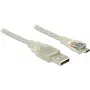 USB laidas DeLOCK 5m USB2.0-A/USB2.0 Micro-B