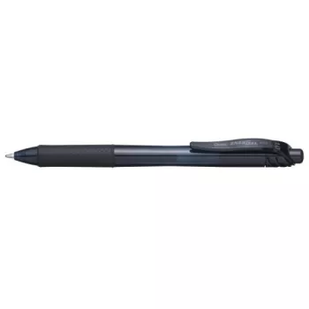 Užsegamas ištraukiamas rašiklis Pentel Energel X 1.0 juodas