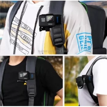 Dirželio laikiklis RUIGPRO DCA6908, skirtas DJI Osmo Action – 360° pasukimas, lengvas