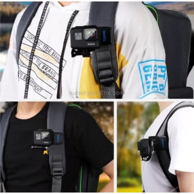 Dirželio laikiklis RUIGPRO DCA6908, skirtas DJI Osmo Action – 360° pasukimas, lengvas