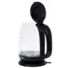 Mesko | Virdulys | MS 1302b | Elektrinis | 2200 W | 1,7 L | Stiklas | 360° besisukantis pagrindas | Juodas