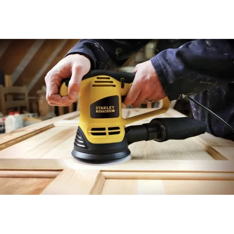 Stanley FME440K Diskinis šlifuoklis 12000 RPM Juoda, Geltona 480 W