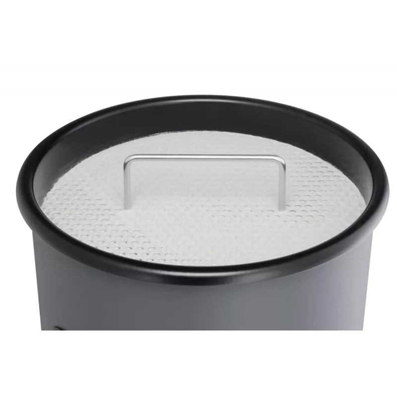 Patvarus pelenų / atliekų kibiras – apvalus – 17 l – metalinis