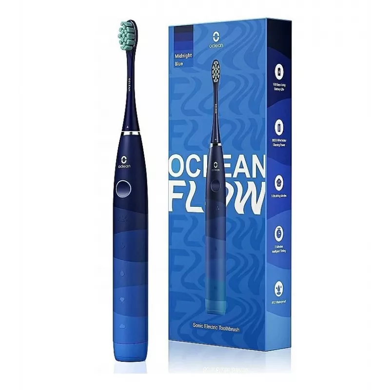 Soninis dantų šepetėlis Oclean FLOW suaugusiems, mėlynas