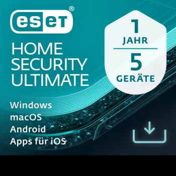 ESET Home Security Ultimate – 5 naudotojams, 1 metai – ESD atsisiuntimasESD