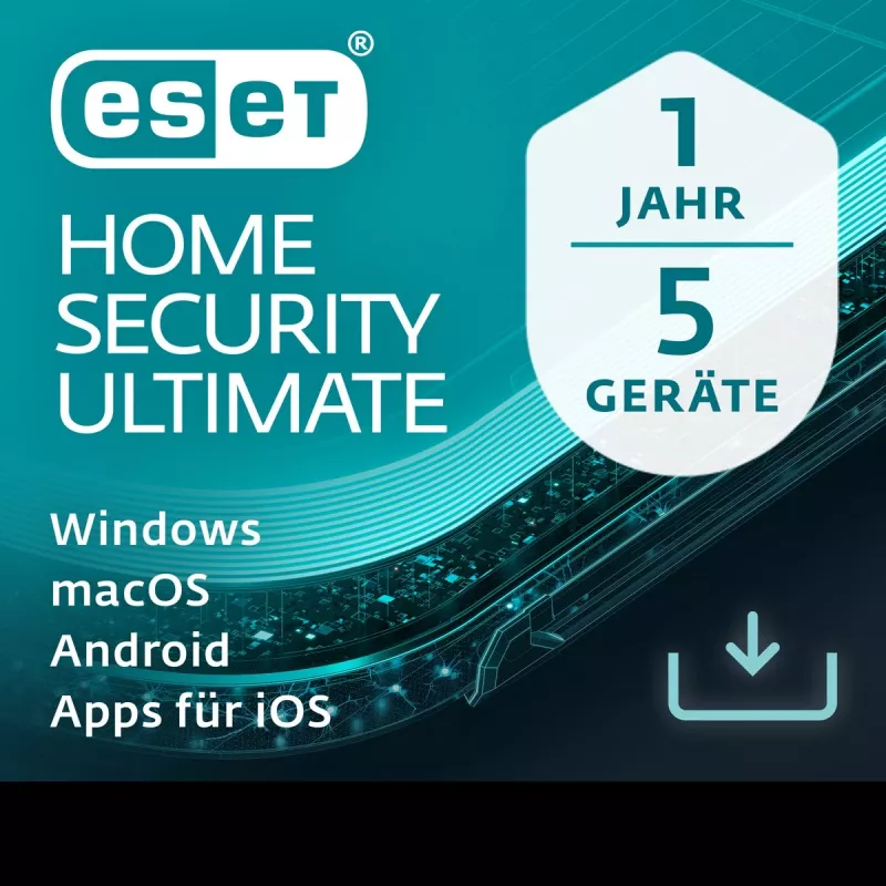 ESET Home Security Ultimate – 5 naudotojams, 1 metai – ESD atsisiuntimasESD