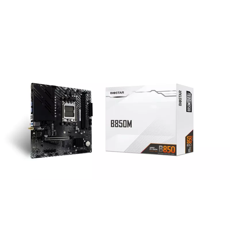 BIOSTAR B850 SAM5 Micro-ATX pagrindinė plokštė