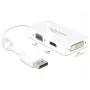 DeLOCK laidas 0,16 m DisplayPort – VGA, HDMI, DVI-D
