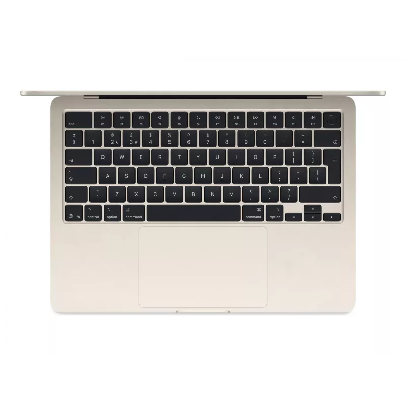 „MacBook Air 13“, „Starlight“, M4 (10 branduolių CPU / 10 branduolių GPU), 16 GB, 512 GB, vokiška klaviatūra, 35 W dviejų USB-C prievadų maitinimo adapteris, MW103D/A