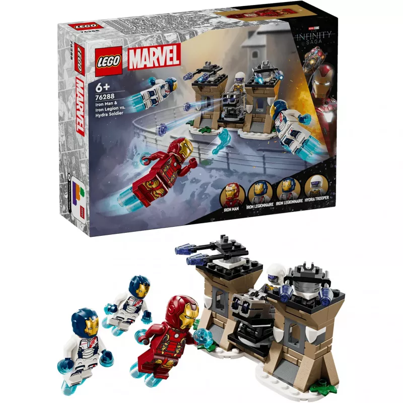Konstruktorius LEGO rinkinys 76288 Marvel Super Heroes Iron Man Iron Legion HYDRA Soldier, minifigūrėlė, statomas modelis