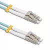 Qoltec - šviesolaidinis jungiamasis kabelis - LC/UPC Multimode (M) į LC/UPC Multimode (M) - 1 m - šviesolaidis - Duplex - 50/125 mikronų - OM3 - be halogenų