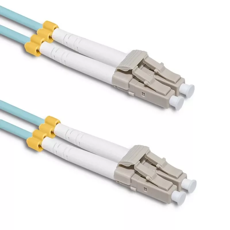 Qoltec - šviesolaidinis jungiamasis kabelis - LC/UPC Multimode (M) į LC/UPC Multimode (M) - 1 m - šviesolaidis - Duplex - 50/125 mikronų - OM3 - be halogenų