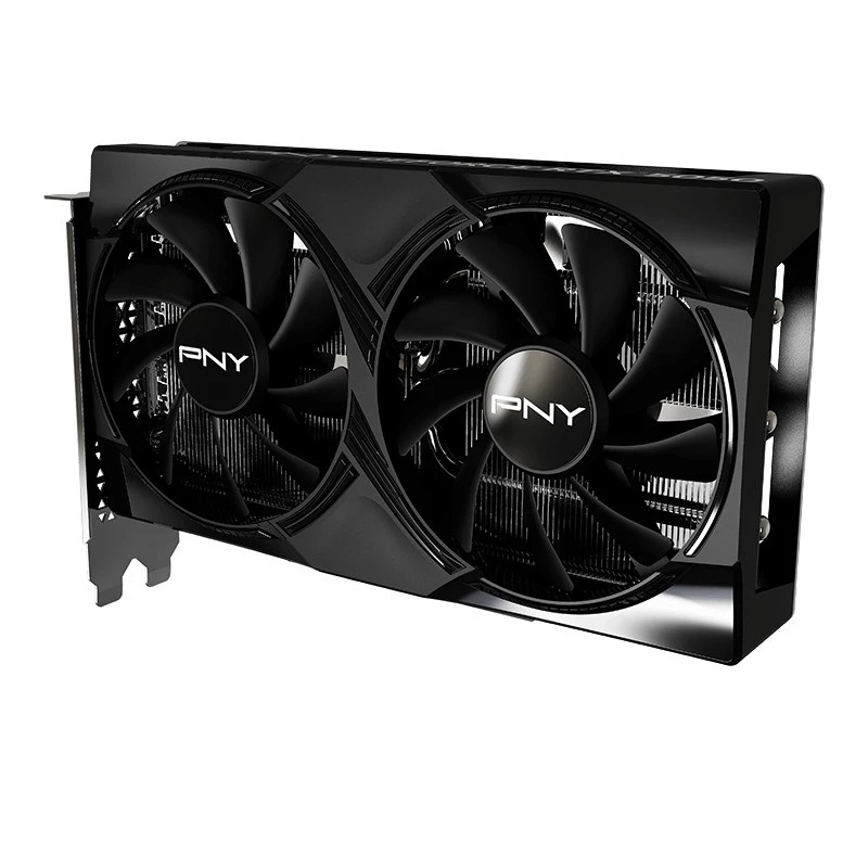 Grafikos plokštė PNY GeForce RTX 5050 — 8 GB GDDR6, 2317 MHz, 128 bitų, PCIe x8 5.0, dviejų ventiliatorių aušinimas