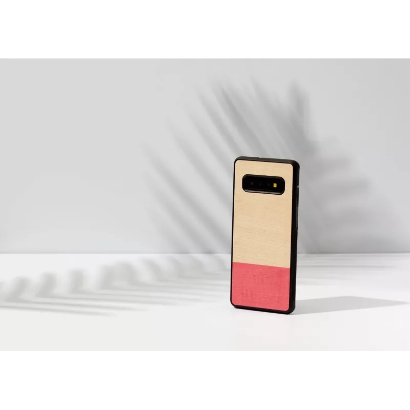 man and wood dėklas išmaniam telefonui Samsung Galaxy S10 Plus — Miss Match Juoda