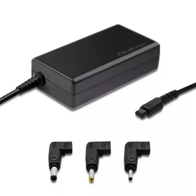 Qoltec 52415 maitinimo adapteris, skirtas Samsung Sony 65W | 3 kištukai | + maitinimo kabelis