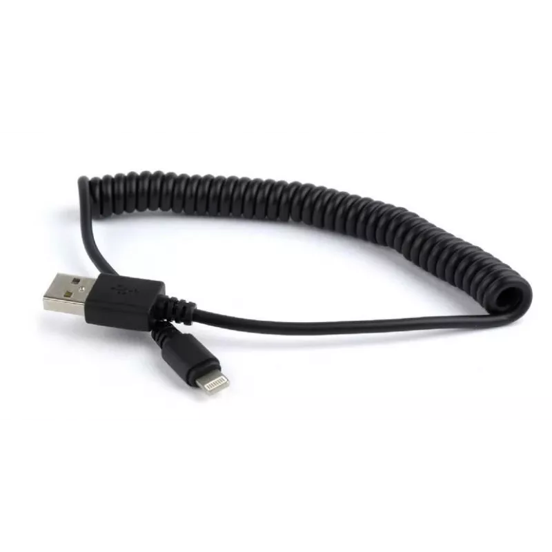 Lightning laidas Gembird CC-LMAM-1.5M — 1,5 m, Lightning į USB-A, juodas