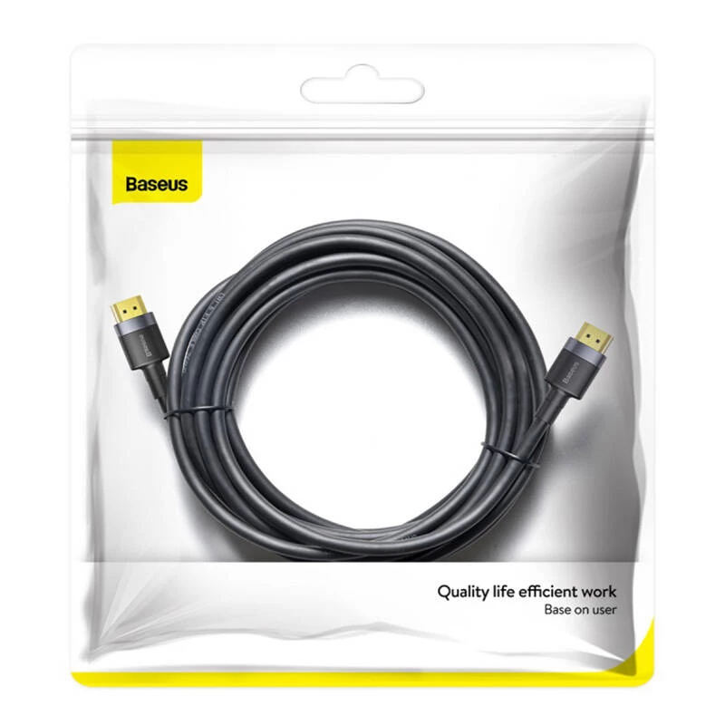 HDMI laidas Baseus CADKLF-H01 5 m A tipo kištukas – kištukas, juodas