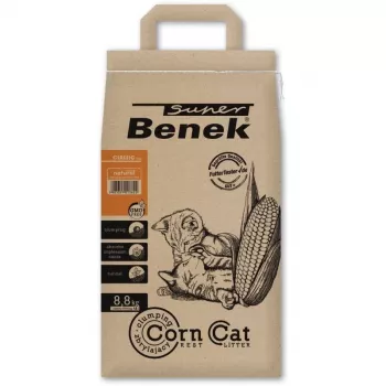 Certech Super Benek Corn Cat - sulipantis kukurūzų kačių kraikas 14 l