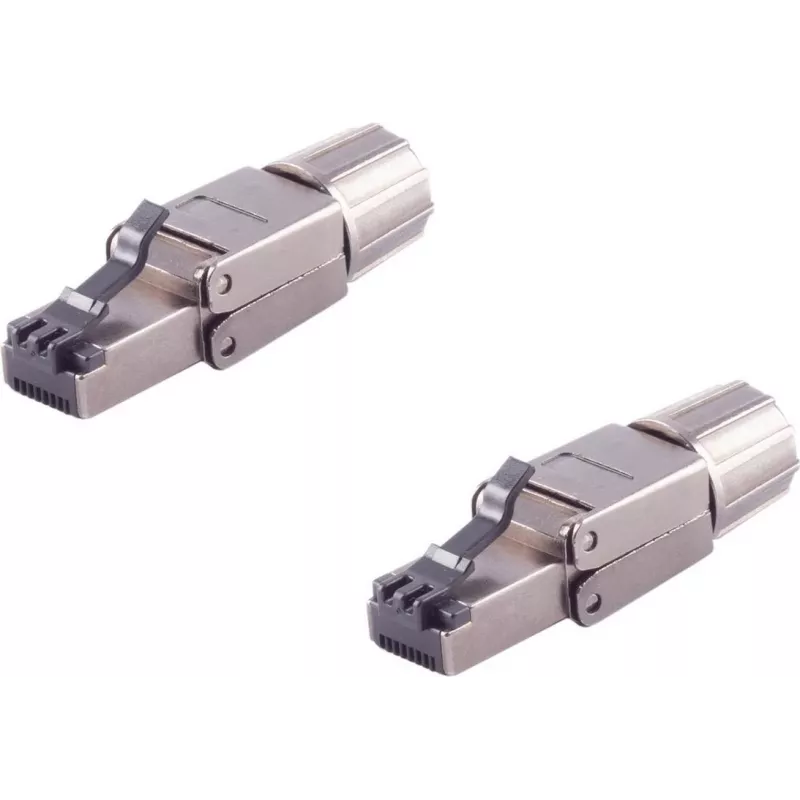 RJ45 jungtis ShiverPeaks BS08-45006-2 be įrankių Quick STP, ekranuotas Ethernet kištukas