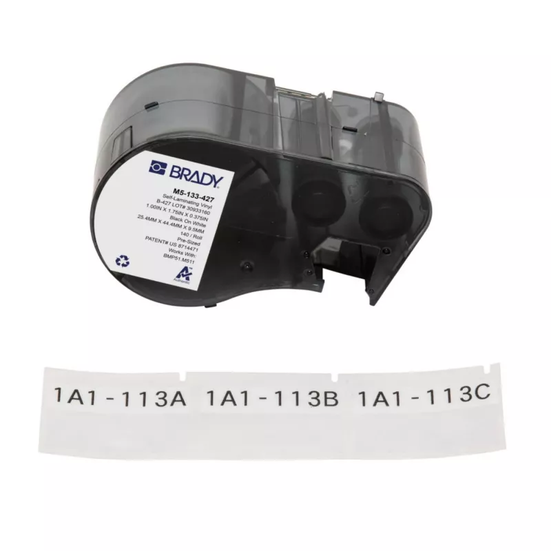 Brady Corporation BMP51/M511 etikečių spausdintuvo etiketės (M5-133-427)