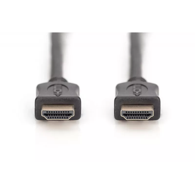 Assmann HDMI High Speed jungiamasis kabelis. tipas A M/M. 10,0 m. su Ethernet. buvęs HDMI 1.4. UL. juodas. auksuotas (AK-330107-100-S)