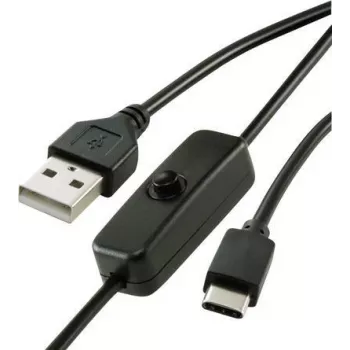 Renkforce RF-4495298 USB kabelis, juodas