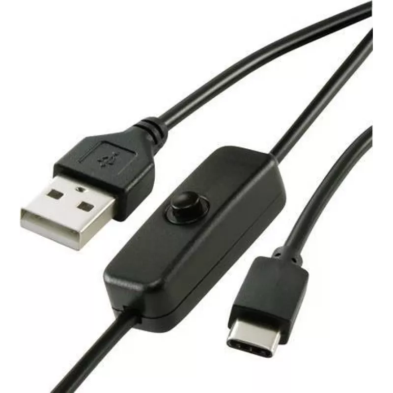 Renkforce RF-4495298 USB kabelis, juodas