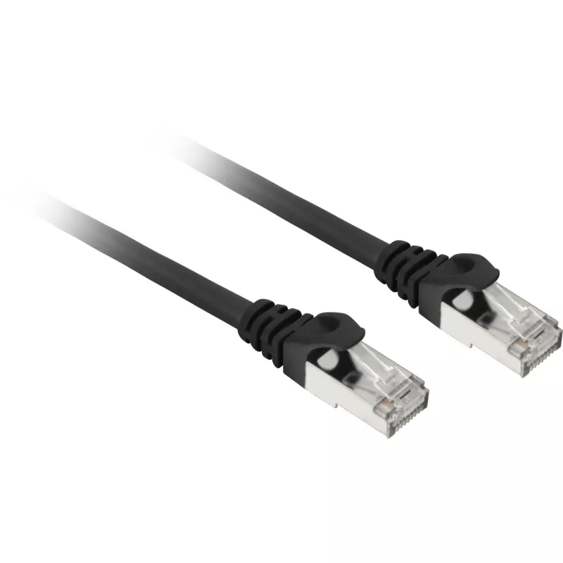 Sharkoon 4044951029358 eterneto komutacinis kabelis, juodas