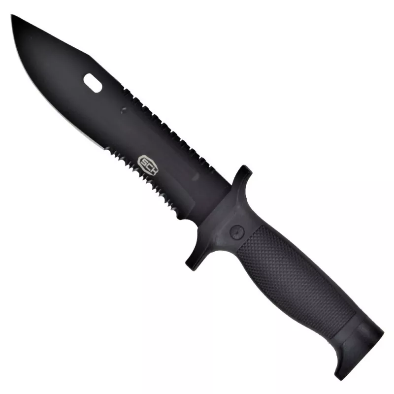 SCK 828-6 juodas taktinis peilis