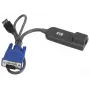 Hewlett-Packard HP USB Interface adapter - Video- / USB-Expansion - skirta HP TFT7600 G2, BLc3000 Enclosure, ProLiant DL360p Gen8, ML350e Gen8, Server Console Switch (AF628A)