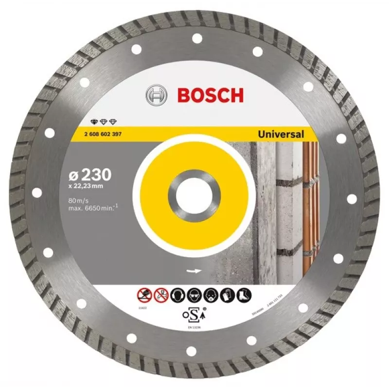 Bosch 2 608 602 395 kampinio šlifuoklio priedas Pjovimo diskas