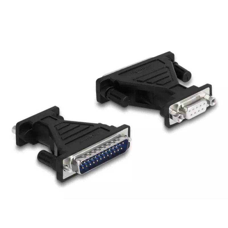 DeLOCK adapteris USB 2.0 Type-A į nuoseklųjį RS-232 D-Sub 9 + D-Sub 25