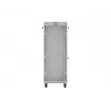 LANBERG 19 colių 32U stovintis stovas-spinta 600×600 mm pilka su perforuotomis durimis ir LCD (plokščia pakuotė)