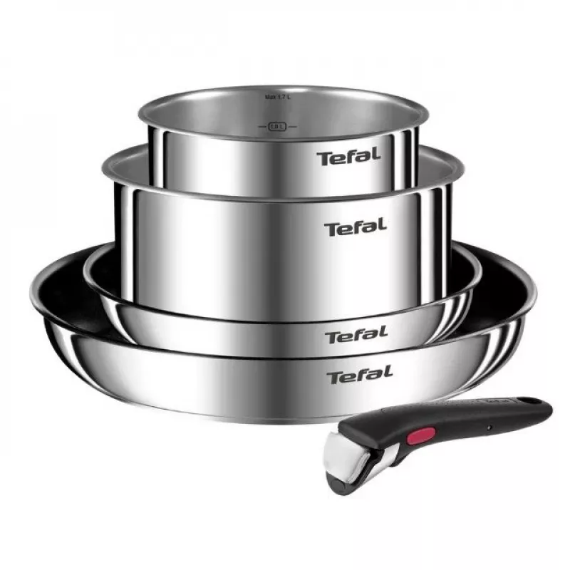 Keptuvių rinkinys Tefal Ingenio Emotion L897S574, indukcinė, nuimama rankena, 16/20/22/28 cm