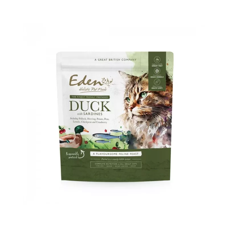 EDEN Antis ir sardinė - sausas kačių ėdalas - 1.5 kg