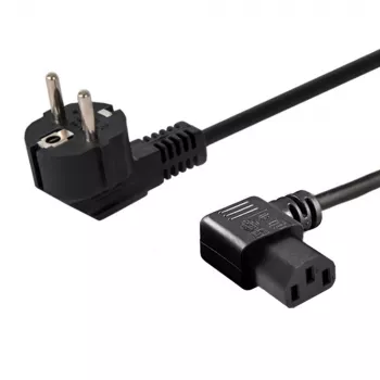 Maitinimo kabelis SAVIO CL-115 IEC C13 į kištuką, 1,2 m, juodas