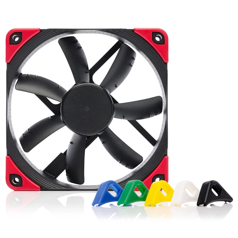 Noctua NF-S12A PWM chromax.black.swap 120mm korpuso ventiliatorius