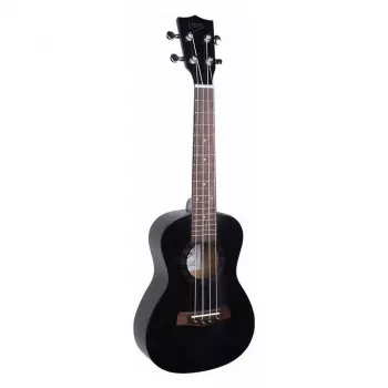 Koncertinė ukulelė V-tone UK23 23 col. — 4 nailoninės stygos, 18 progų, juoda, su dėklu