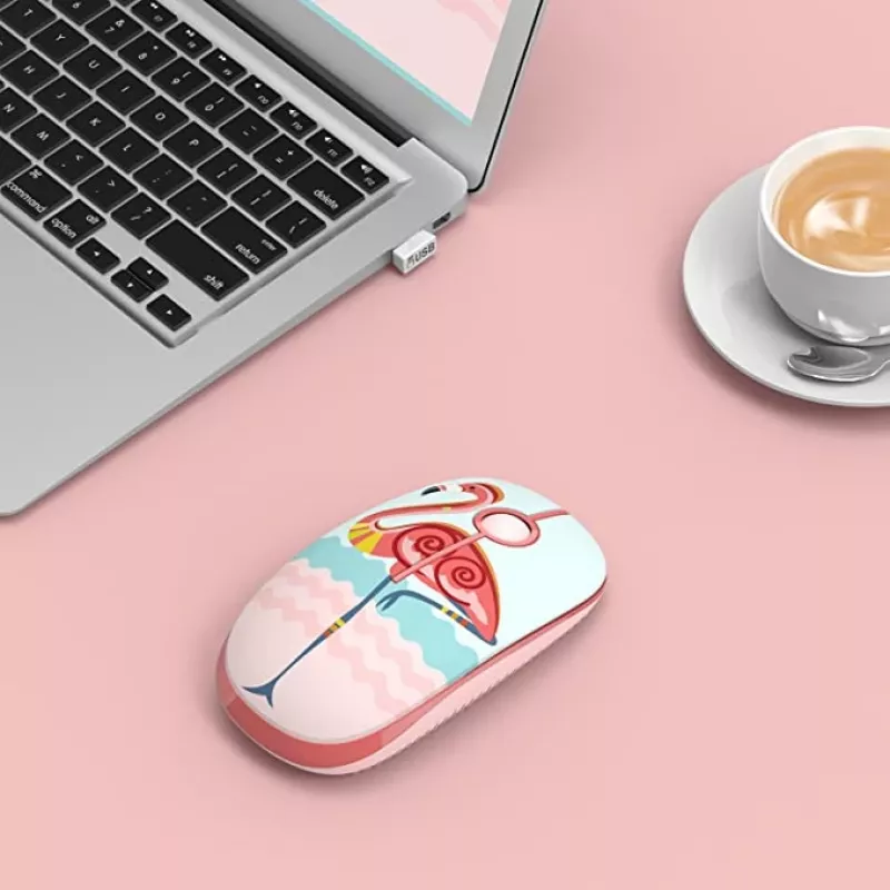 Pelė Tellur Kids Wireless pelė Flamingo TLL491191 sąsaja