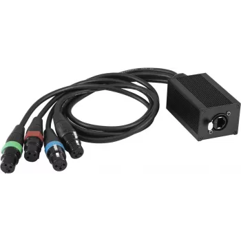 Adapteris RJ45-DMX EUROLITE DNK-2 (modelis 70064832) — RJ45 į DMX signalo keitiklis
