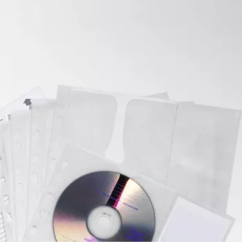Piniginės tipo dėklas Durable 522219 Optinių diskų dėklas, permatomas