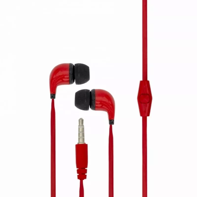 Sbox stereo ausinės su mikrofonu EP-038 raudonos