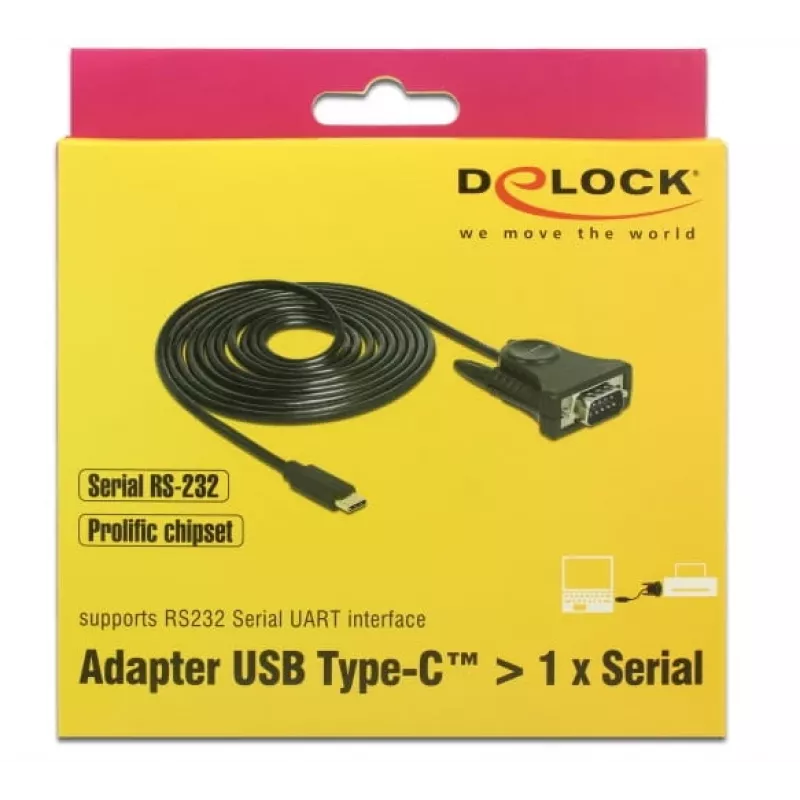 Lygiagretusis kabelis DeLOCK 62964 Juodas 1,8 m