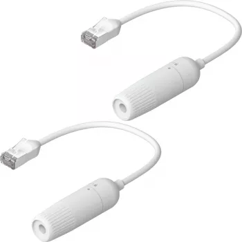 Tinklo kabelis Ubiquiti UACC-Cable-Extender-C6A RJ-45 Cat6a 0,185 m baltas