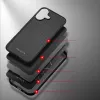 Apsauginis telefono dėklas Nevox StyleShell NYLO, skirtas iPhone 17, 6,3 colio, juodas