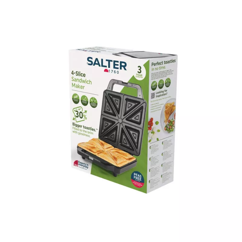 Salter EK6538VDE 4 riekėms sumuštinių keptuvas