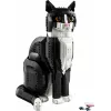 LEGO set Ideas 21349 Tuxedo Cat statybų rinkinys — kolekcinis plytų modelis, vitrininis kūrinys