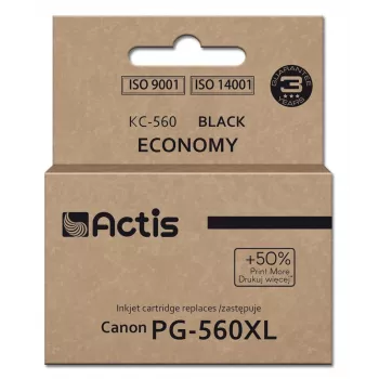 Actis KC-560 rašalas (Canon PG-560XL pakaitalas; Supreme; 22 ml; juodas). Spausdina 50 % daugiau nei OEM.